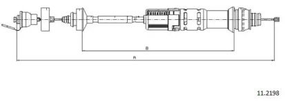 Трос CABOR 11.2198