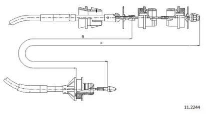 Трос CABOR 11.2244