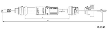 Трос CABOR 11.2282