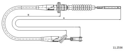 Трос CABOR 11.2536