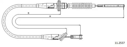 Трос CABOR 11.2537