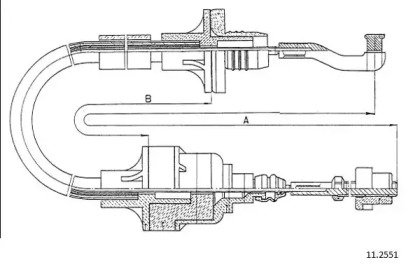 Трос CABOR 11.2551