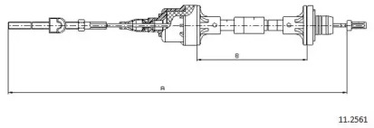 Трос CABOR 11.2561