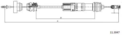 Трос CABOR 11.3047