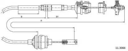 Трос CABOR 11.3066