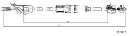 Трос CABOR 11.3215