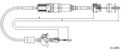 Трос CABOR 11.3265