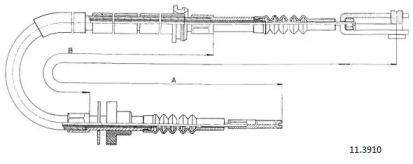 Трос CABOR 11.3910