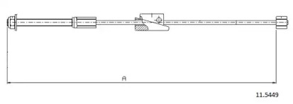 Трос CABOR 11.5449