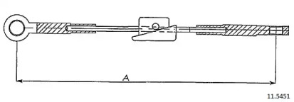 Трос CABOR 11.5451