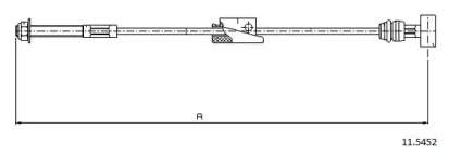 Трос CABOR 11.5452