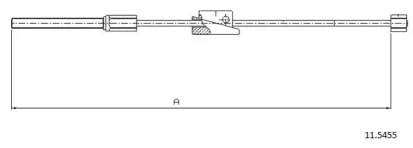 Трос CABOR 11.5455