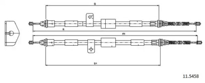 Трос CABOR 11.5458