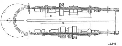 Трос CABOR 11.546