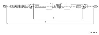 Трос CABOR 11.5508