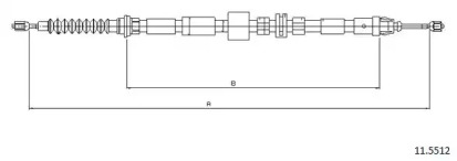 Трос CABOR 11.5512