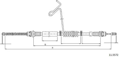 Трос CABOR 11.5572