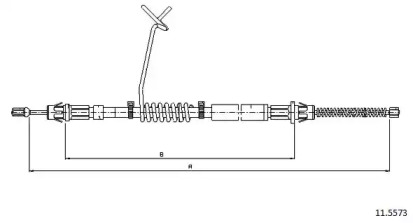 Трос CABOR 11.5573