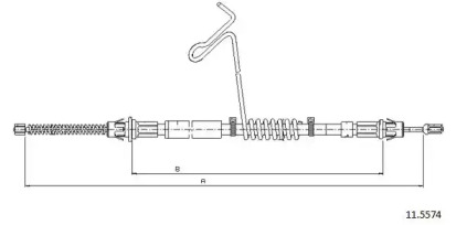 Трос CABOR 11.5574