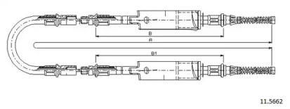 Трос CABOR 11.5662