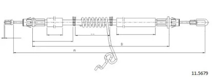 Трос CABOR 11.5679