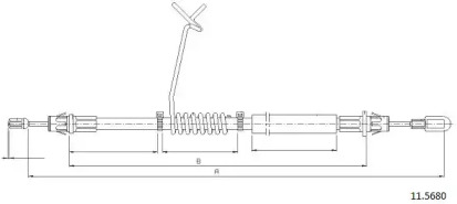 Трос CABOR 11.5680