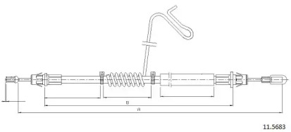 Трос CABOR 11.5683