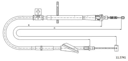 Трос CABOR 11.5741