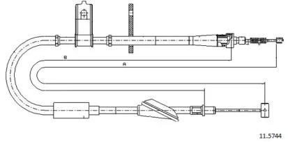 Трос CABOR 11.5744