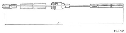 Трос CABOR 11.5752