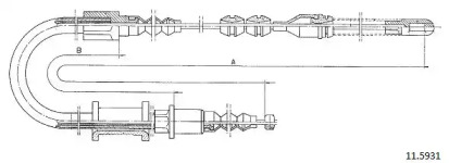 Трос CABOR 11.5931