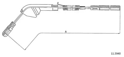 Трос CABOR 11.5940