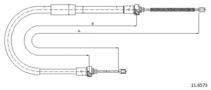 Трос CABOR 11.6573