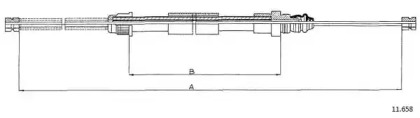 Трос CABOR 11.658