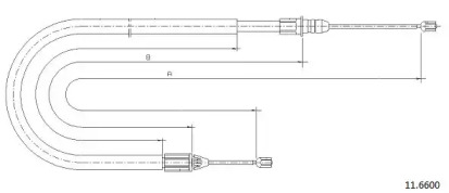 Трос CABOR 11.6600