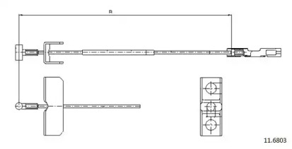 Трос CABOR 11.6803