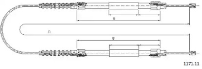 Трос CABOR 1171.11