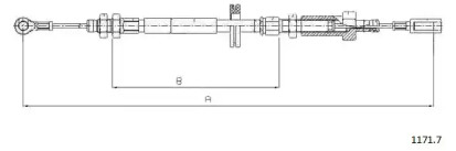 Трос CABOR 1171.7