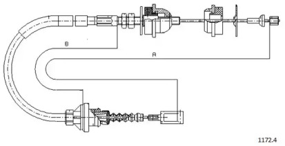 Трос CABOR 1172.4