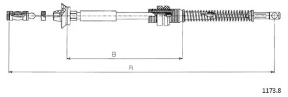 Трос CABOR 1173.8