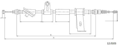 Трос CABOR 12.0103