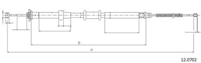 Трос CABOR 12.0702