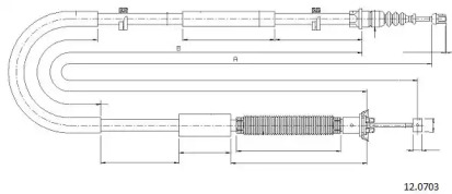 Трос CABOR 12.0703