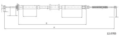 Трос CABOR 12.0705