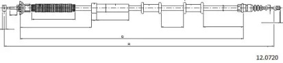 Трос CABOR 12.0720