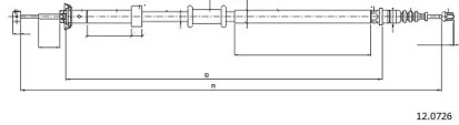 Трос CABOR 12.0726
