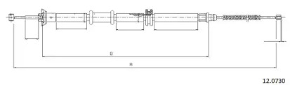Трос CABOR 12.0730
