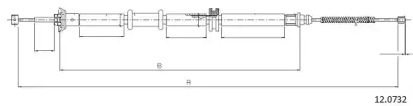 Трос CABOR 12.0732