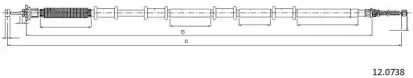 Трос CABOR 12.0738