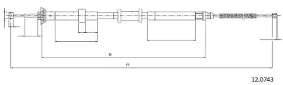 Трос CABOR 12.0743